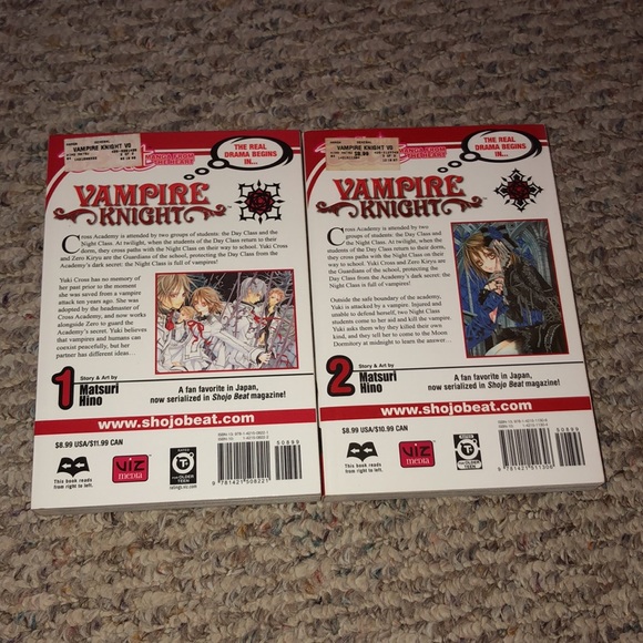 Vampire Knight Manga 1-3, 5 - Picture 2 of 3